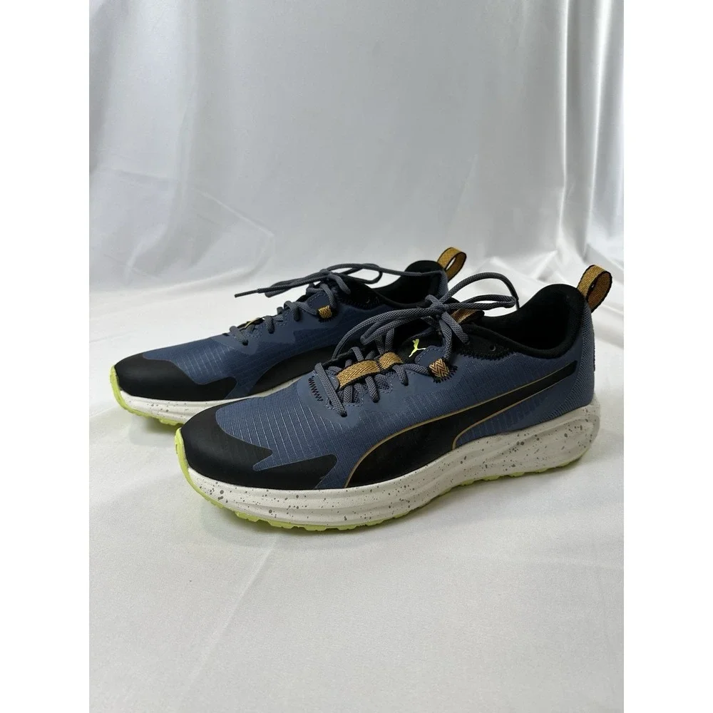 Puma Twitch Runner Trail Evening Sky Black‎ Sz 13 Shoes Training Men's